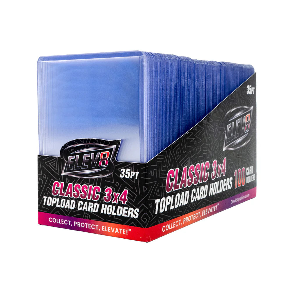 ELEV8 35pt Toploaders 100 pack – Cards in The Land