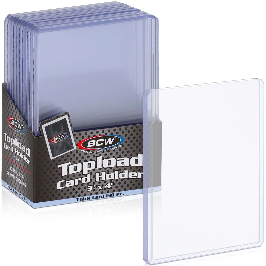 BCW 138 Point Toploaders 10 count
