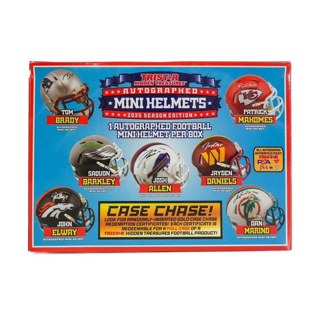 2025 Tristar Hidden Treasures Autographed Football Mini Helmet Series 2