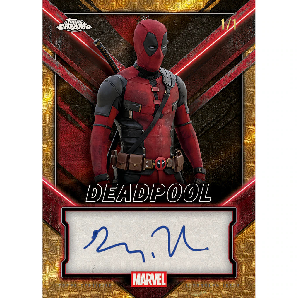 2025 Topps Chrome Deadpool Blaster Box