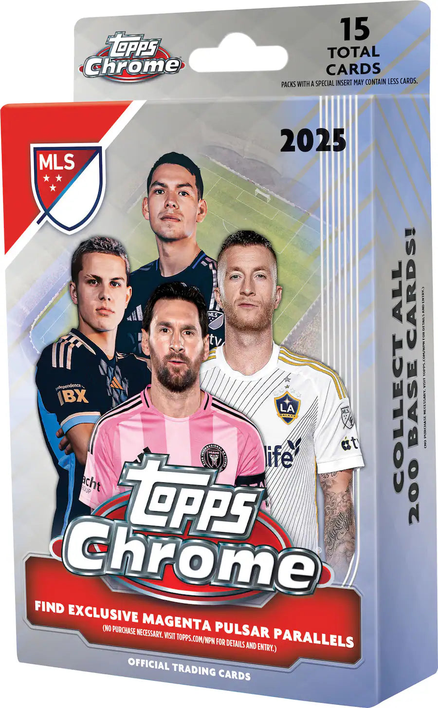 2025 Topps Chrome MLS Hanger Box