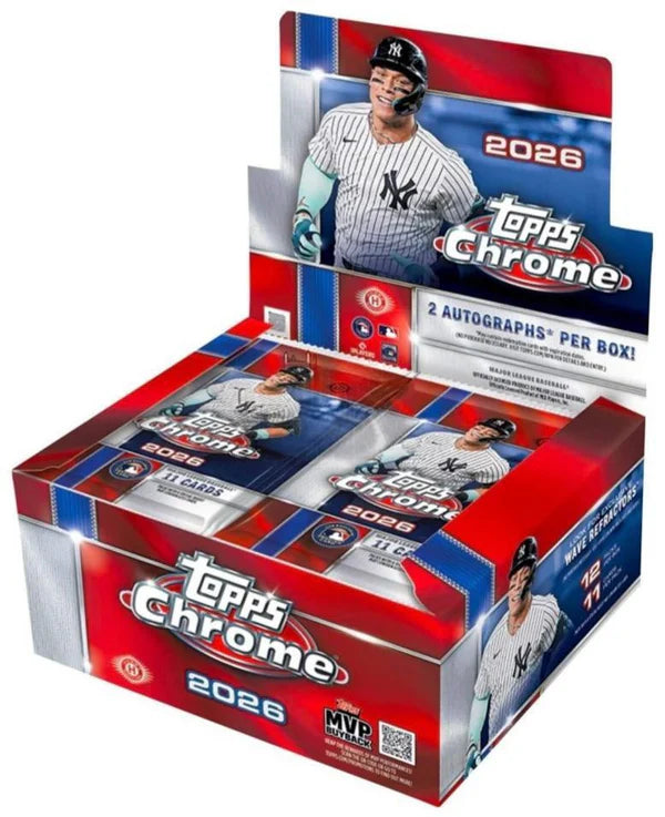 2026 Topps Chrome Baseball Jumbo Box