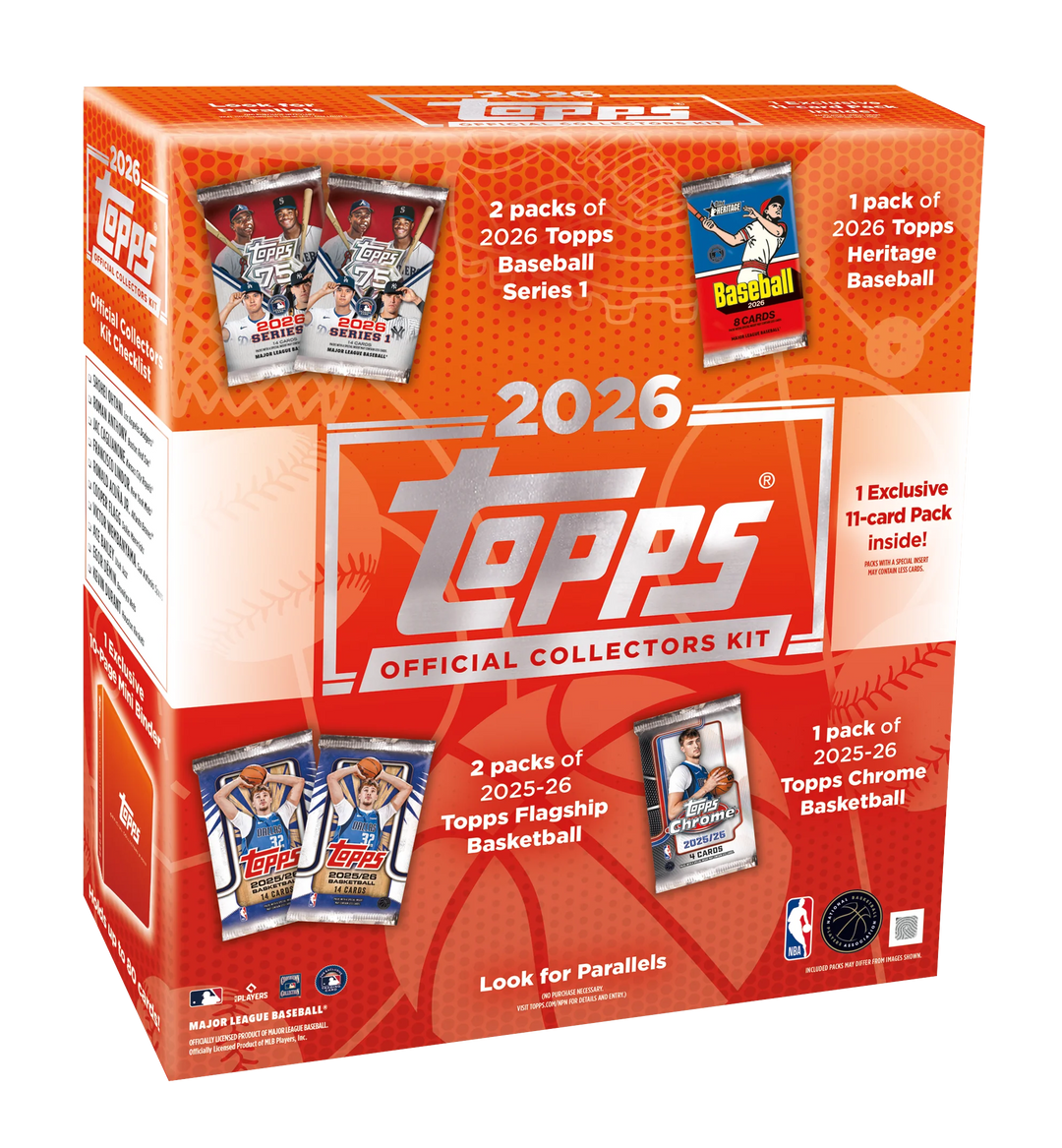 2026 Topps MLB x NBA Official Collector Kit Box