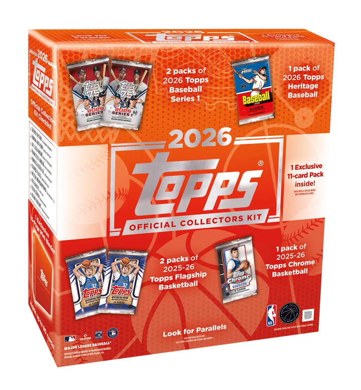 2026 Topps MLB x NBA Official Collector Kit Box