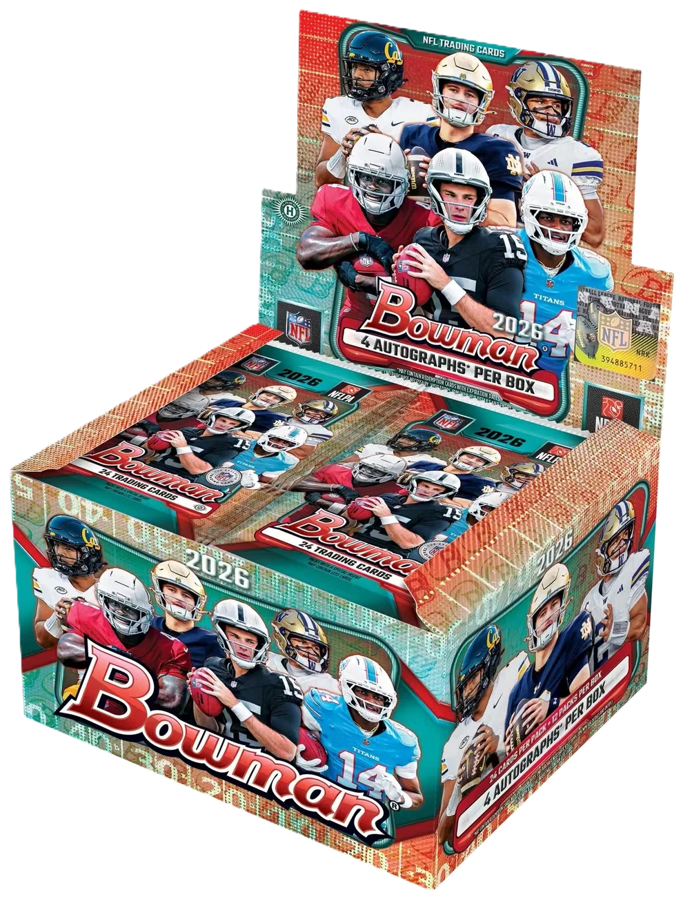 2026 Bowman Football Jumbo Box