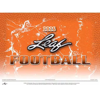 2026 Leaf Football Hobby Box