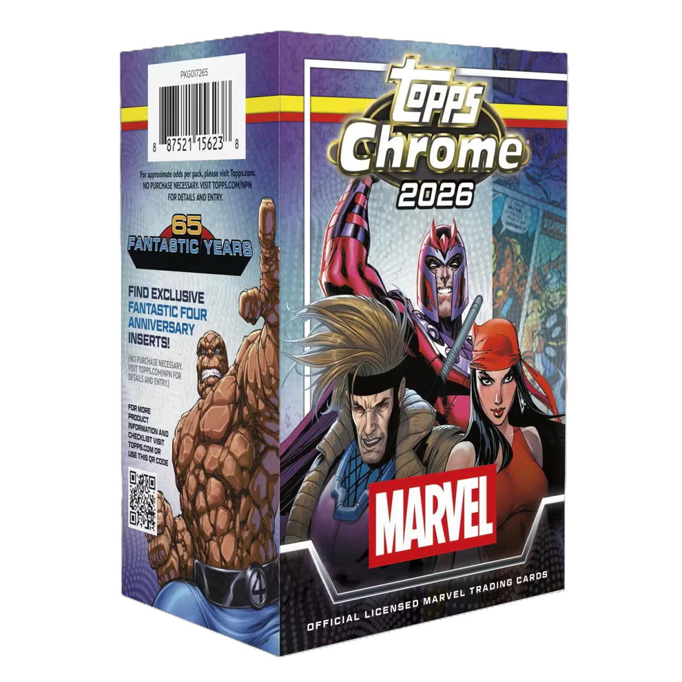 2026 Topps Chrome Marvel Comics Blaster Box
