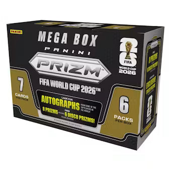 2026 Panini Prizm FIFA World Cup Hobby Mega Box
