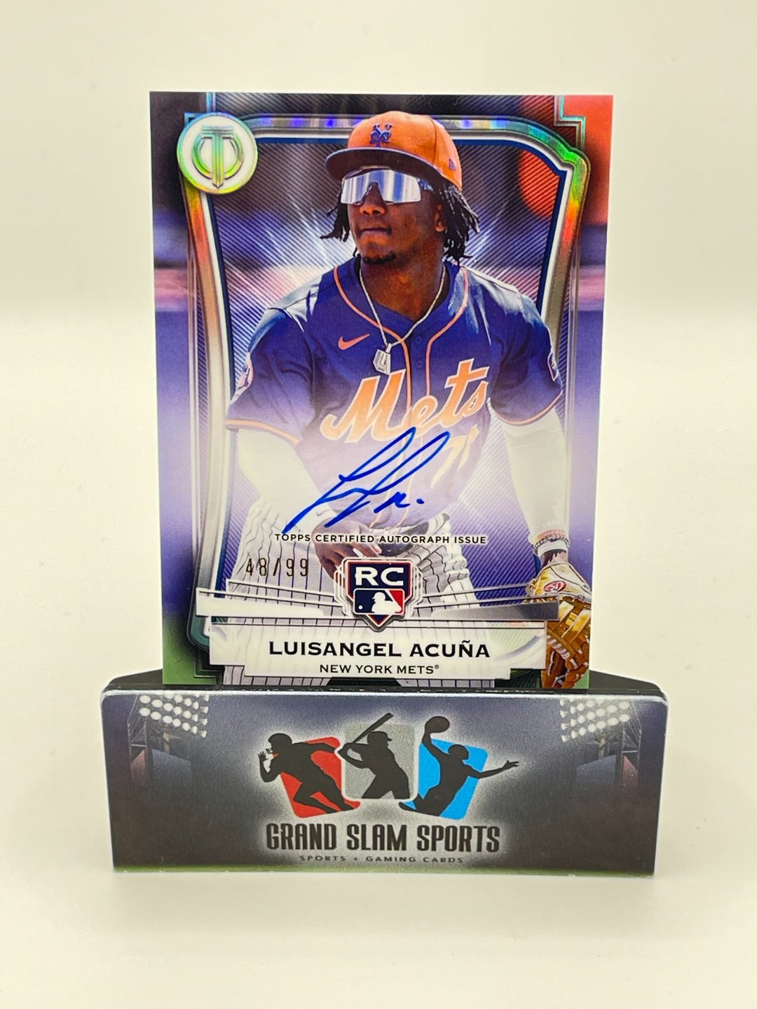2025 Topps Tribute League Inauguration Luisangel Acuna Rookie Auto RC /99