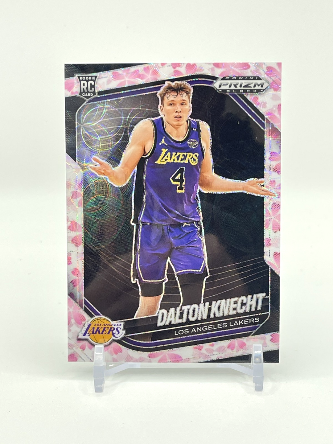 2024-25 Panini Prizm Black - Dalton Knecht #33 Cherry Blossom  Lakers /20
