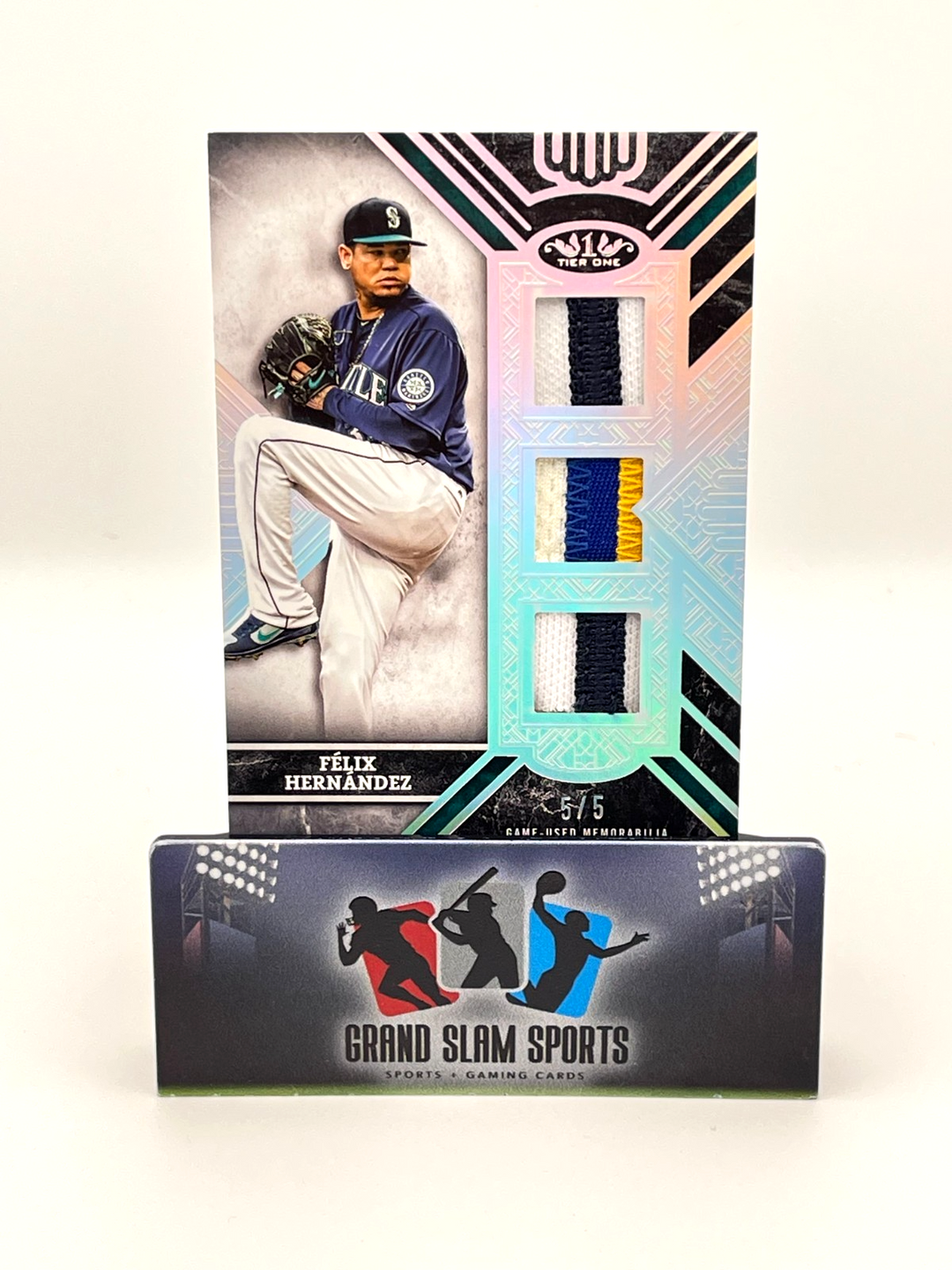 Felix Hernandez 2025 Topps Tier One Triple Relic  T1TR-FH #d /5