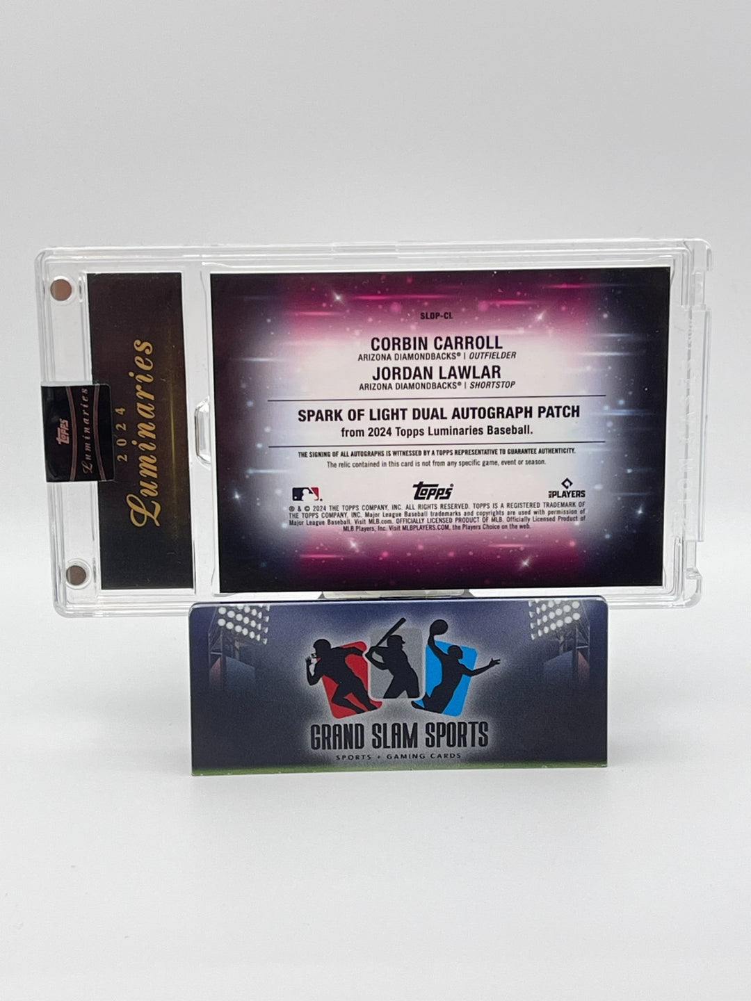 2024 TOPPS LUMINARIES SPARK OF LIGHT PATCH CARROLL LAWLAR /15