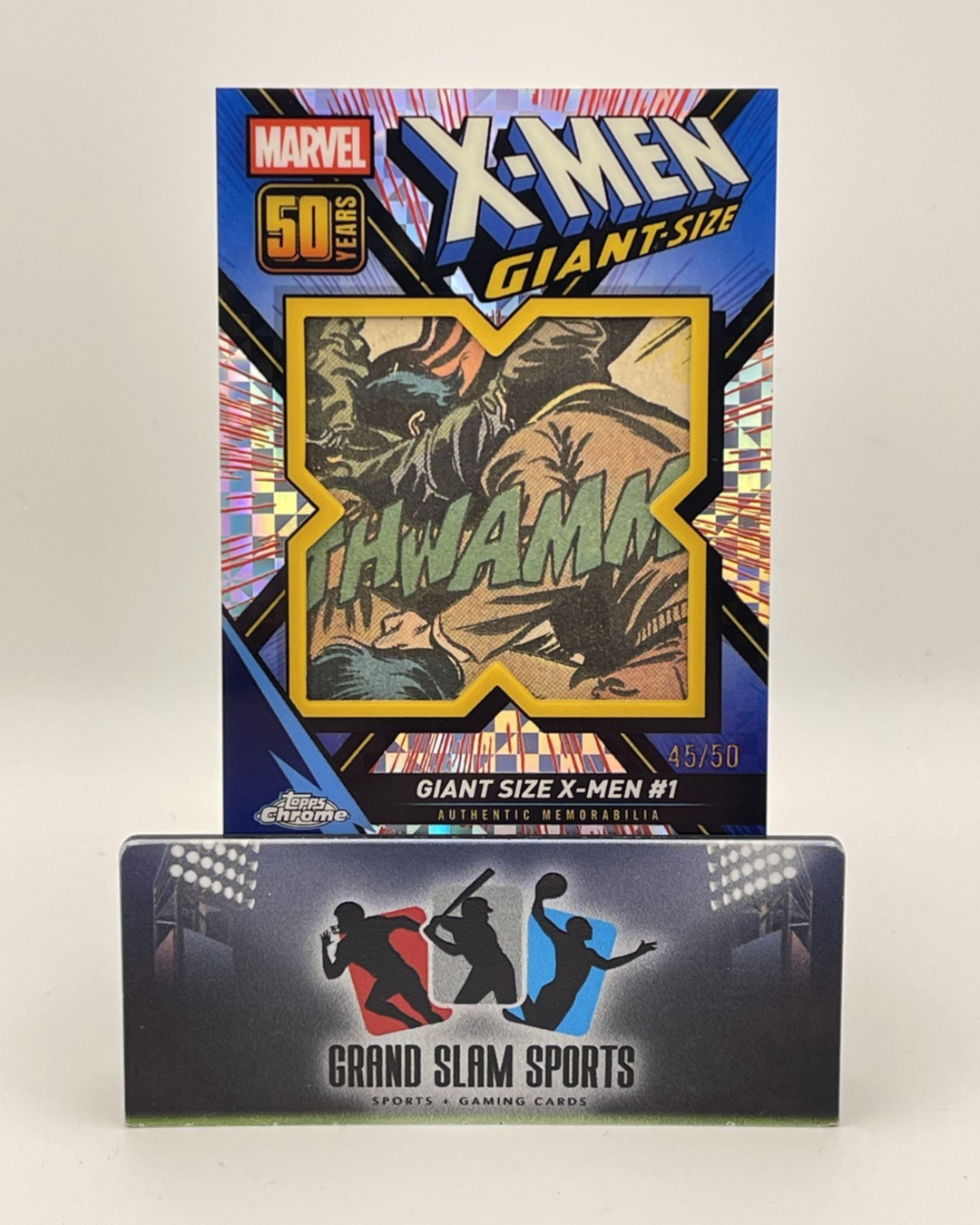2025 Topps Chrome Marvel Relic #XGS-1 Giant-Size X-Men #1 X-Fractor /50