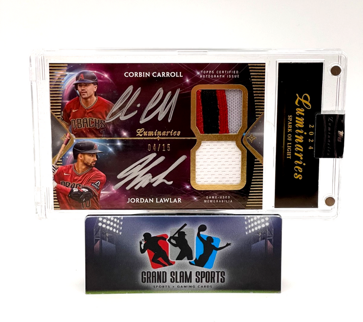 2024 TOPPS LUMINARIES SPARK OF LIGHT PATCH CARROLL LAWLAR /15