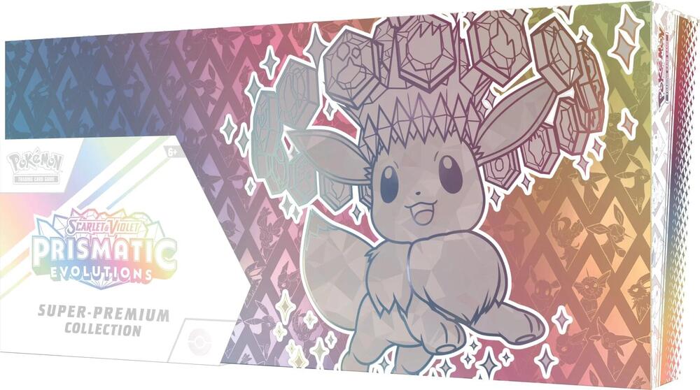 Pokemon Scarlet & Violet Prismatic Evolutions Super-Premium Collection Box