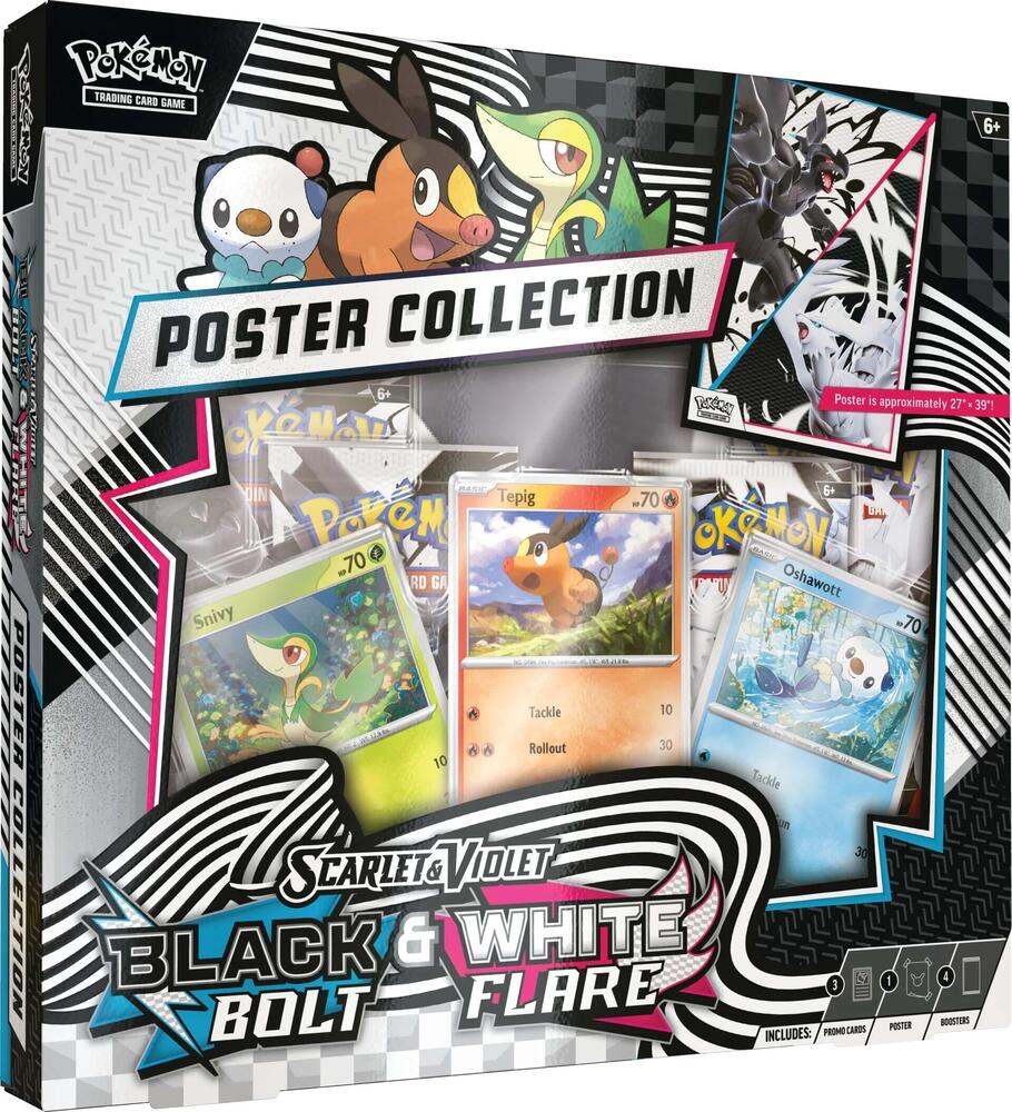 Pokémon Scarlet & Violet Black Bolt & White Flare Poster Collection