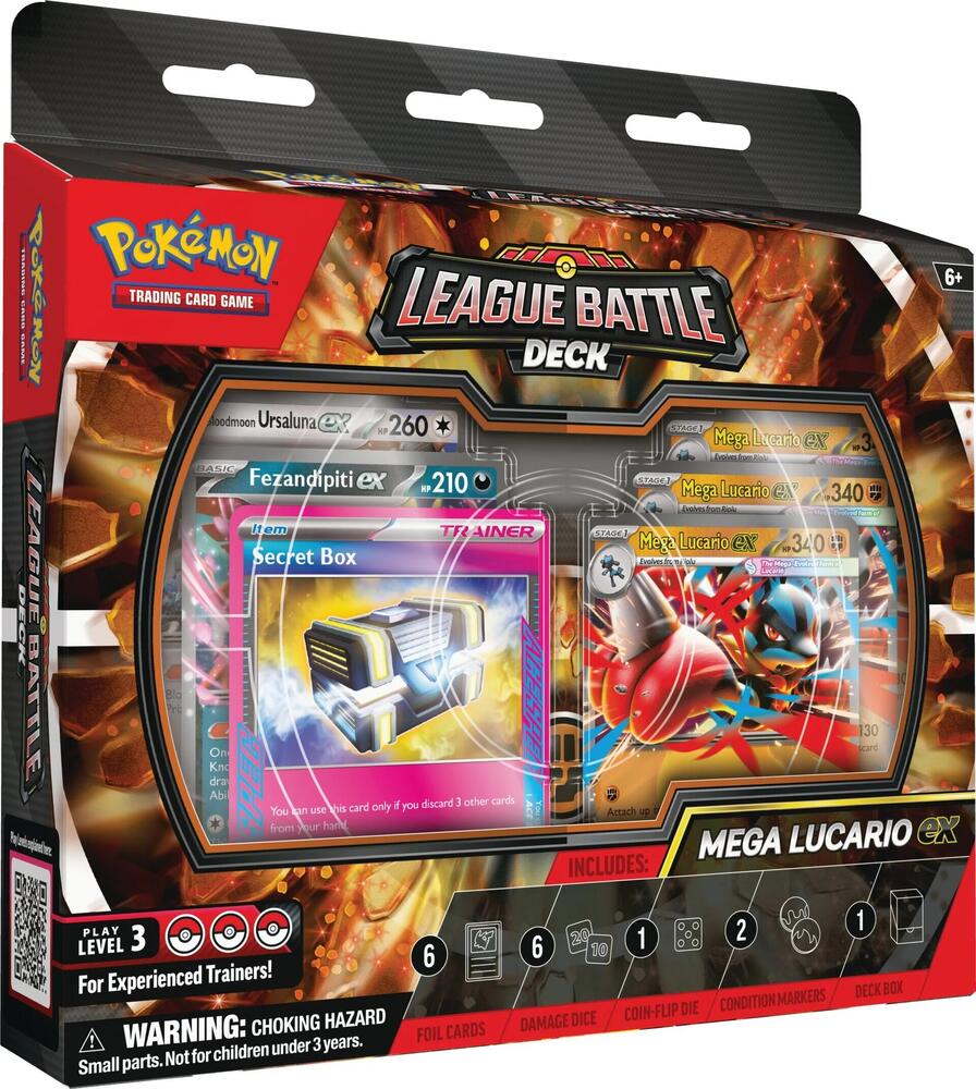 Pokemon League Battle Deck Mega Lucario ex Box