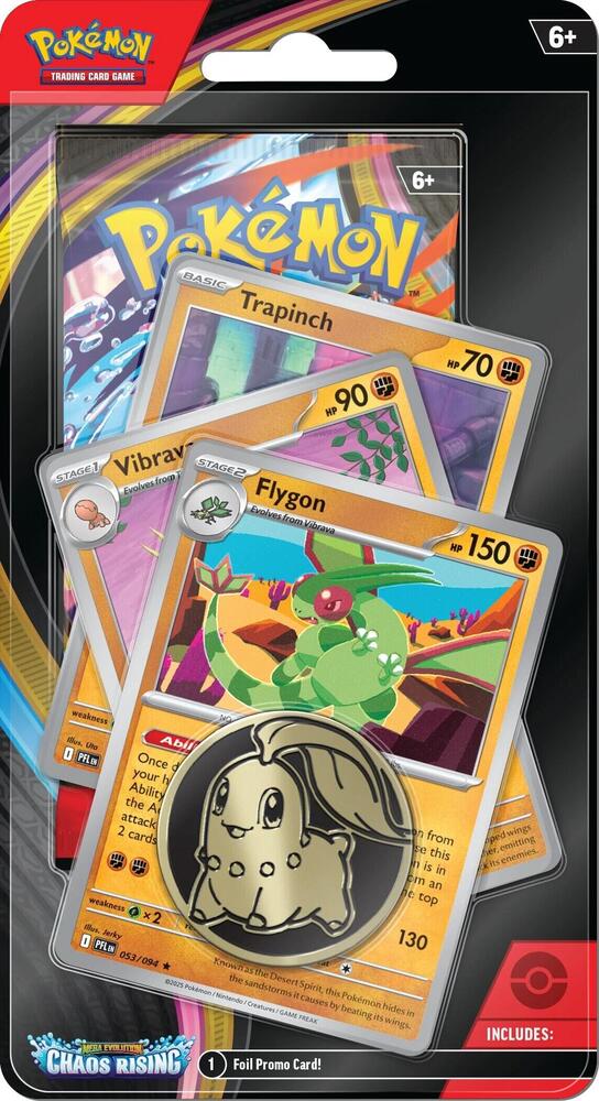 Pokemon Chaos Rising Premium Checklane Blister 3 Promo's