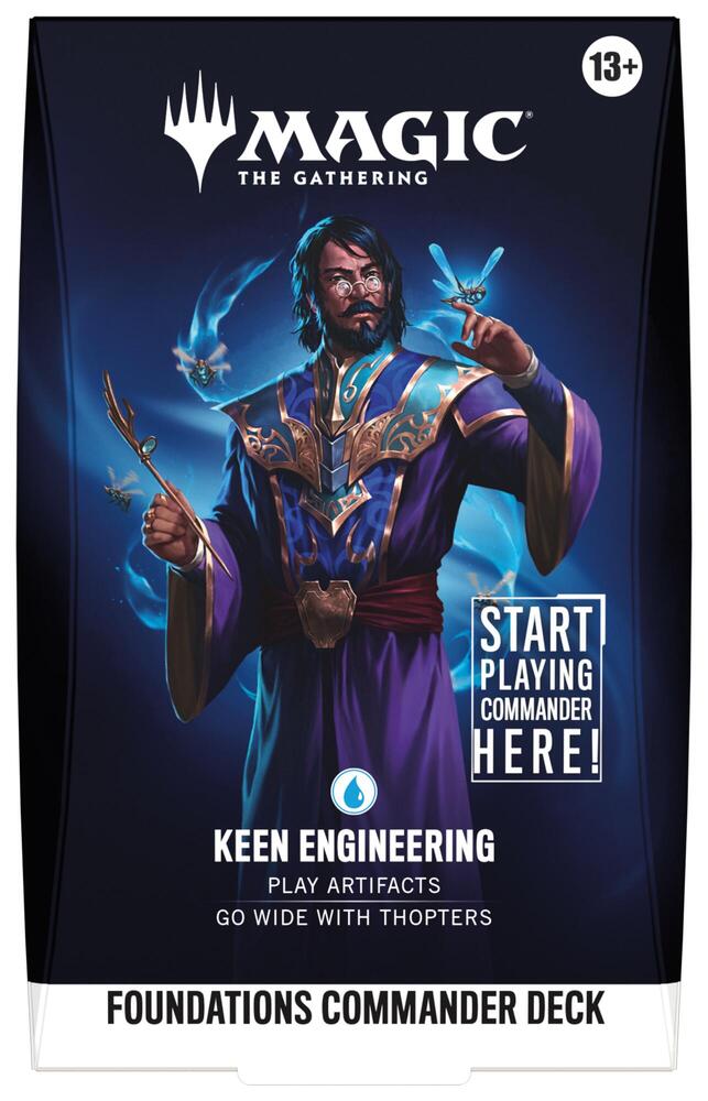 Magic Foundations Commander Deck Keen Engineering