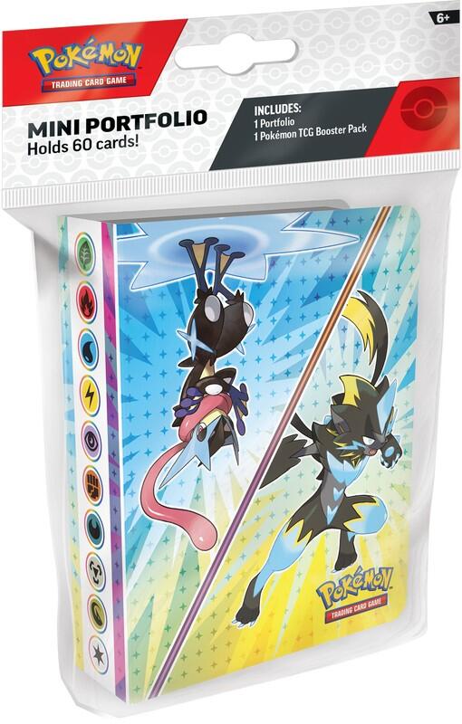 Pokemon Mini Portfolio with One Pitch Black Booster Pack