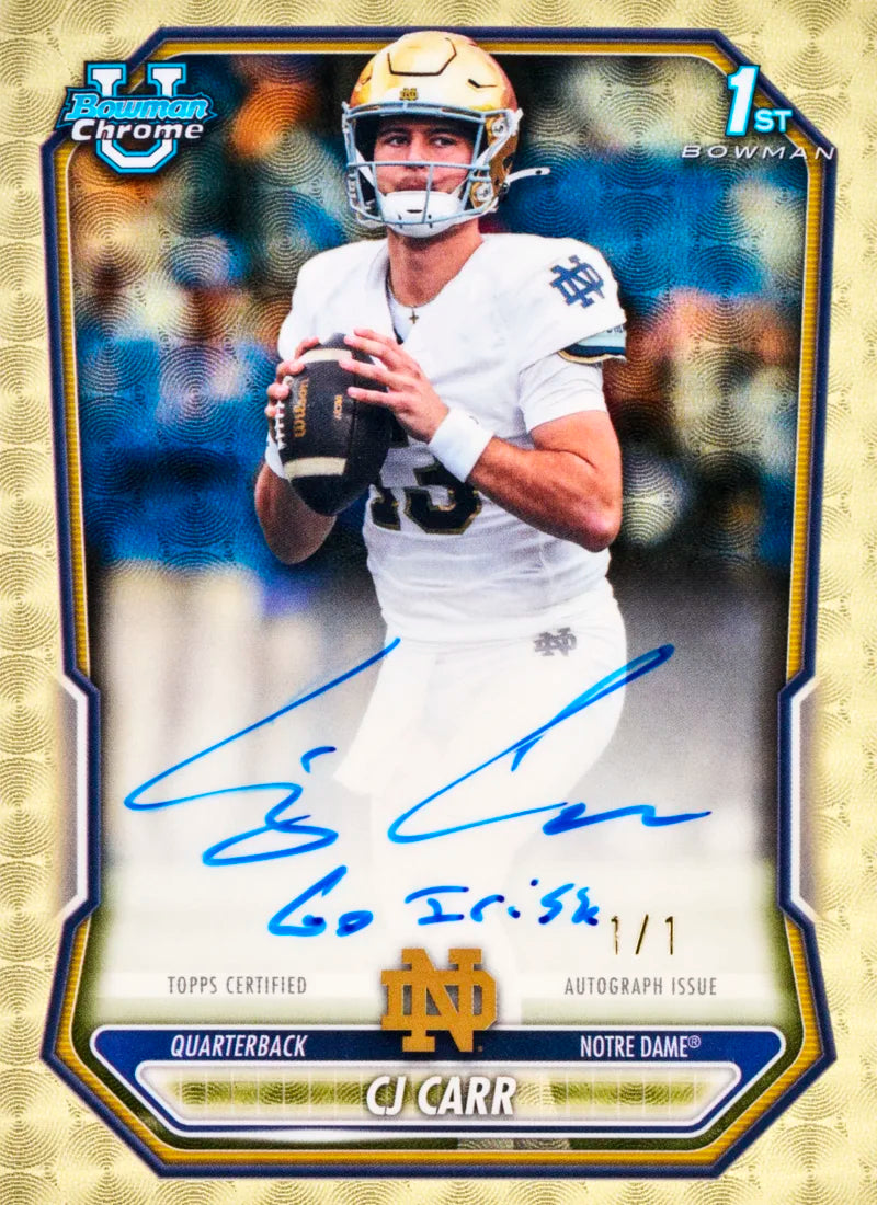Break #18: 2026 Bowman Football 2 Hobby & 1 Jumbo PYT (9/30 Release)