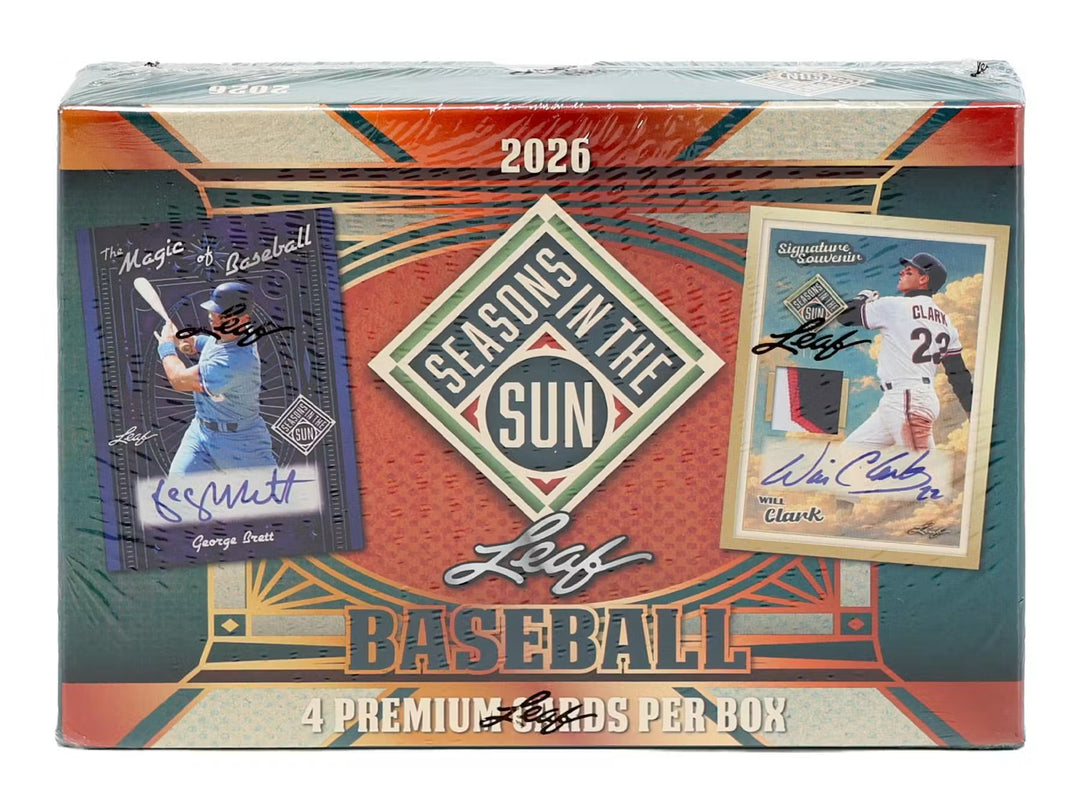2026 Leaf Seasons in the Sun Baseball Box