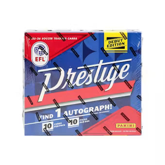 2025-26 Panini Prestige EFL Soccer Hobby Box