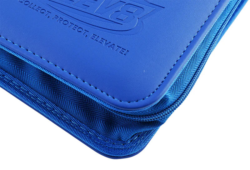 ELEV8 9 Pocket Toploader Binder Blue