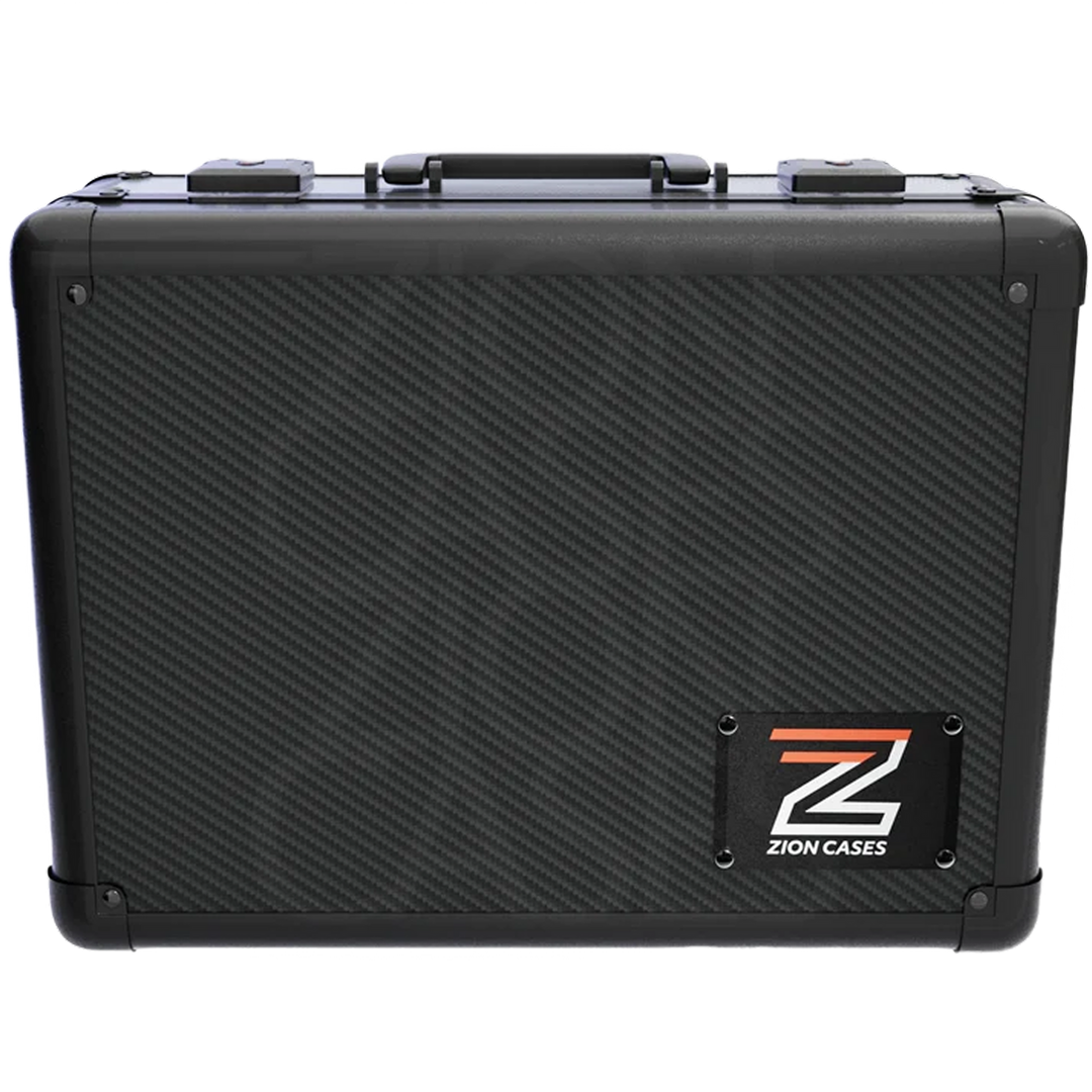 Zion Slab Case 4 Row Carbon Fiber Black