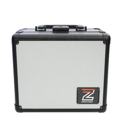 Zion Slab Case 2 Row Carbon Fiber White