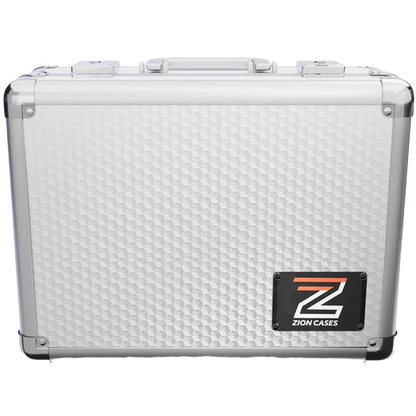 Zion Slab Case XL 4 Row Cubed Cubed Silver