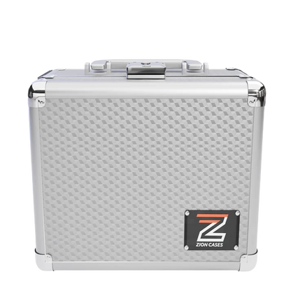 Zion Slab Case 2 Row Cubed Silver