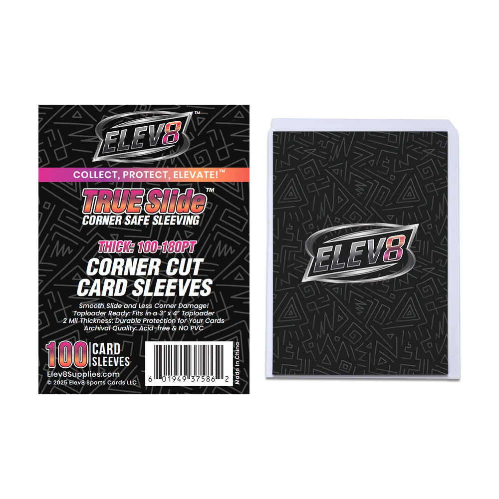 card sleeves reviews ELEV8 True Slide Coner Safe Sleeves Standard 35pt-75pt – Cards in The Land