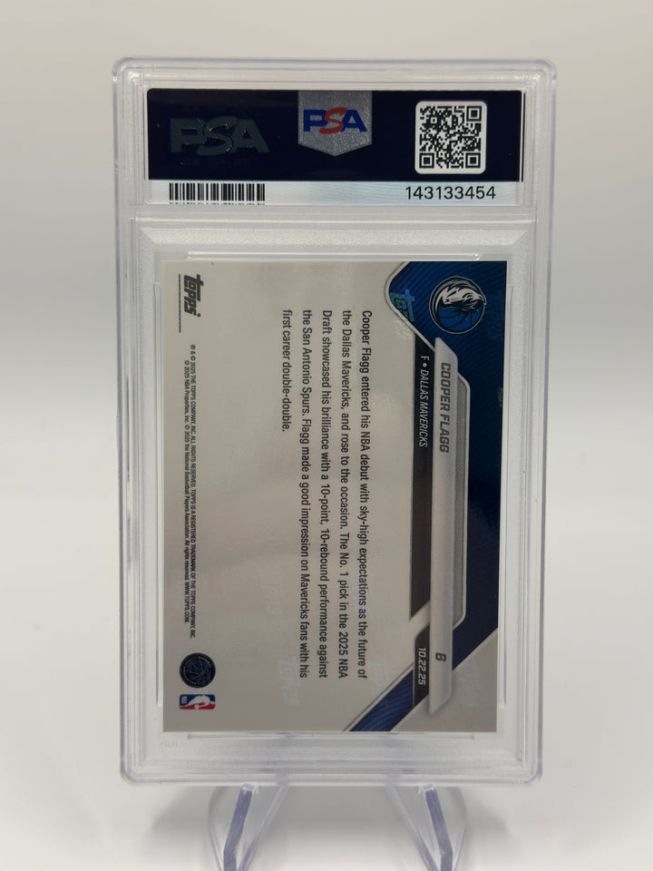 2025 Topps Now Cooper Flagg #6 PSA 10