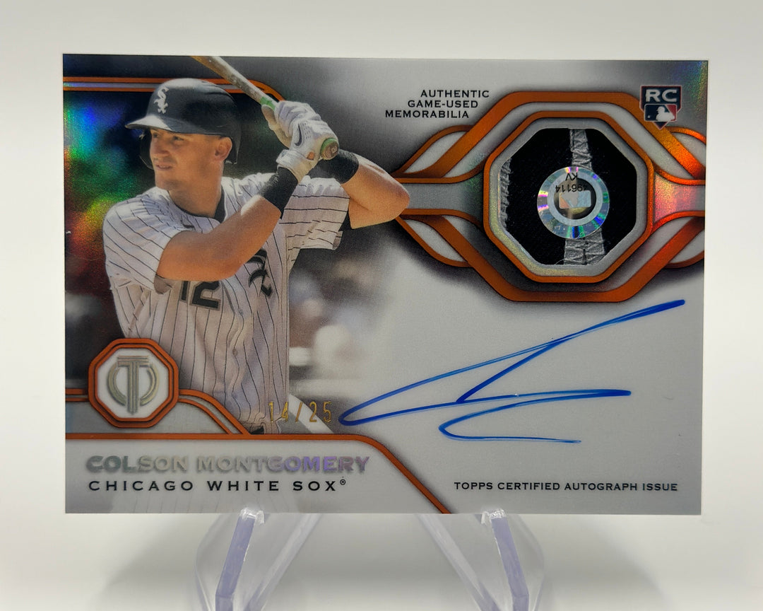 2026 Topps Tribute Colson Montgomery Auto Relic /25 #APA-CM