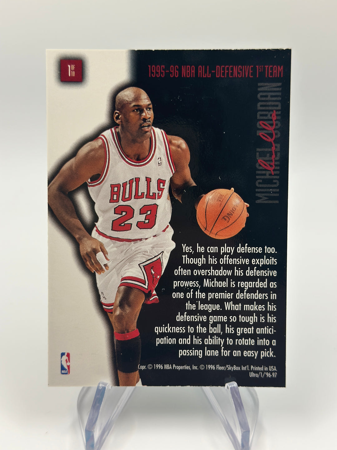 96-97 Fleer Ultra Michael Jordan Full Court Trap #1
