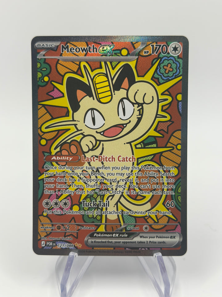 Pokémon Meowth EX 121/088