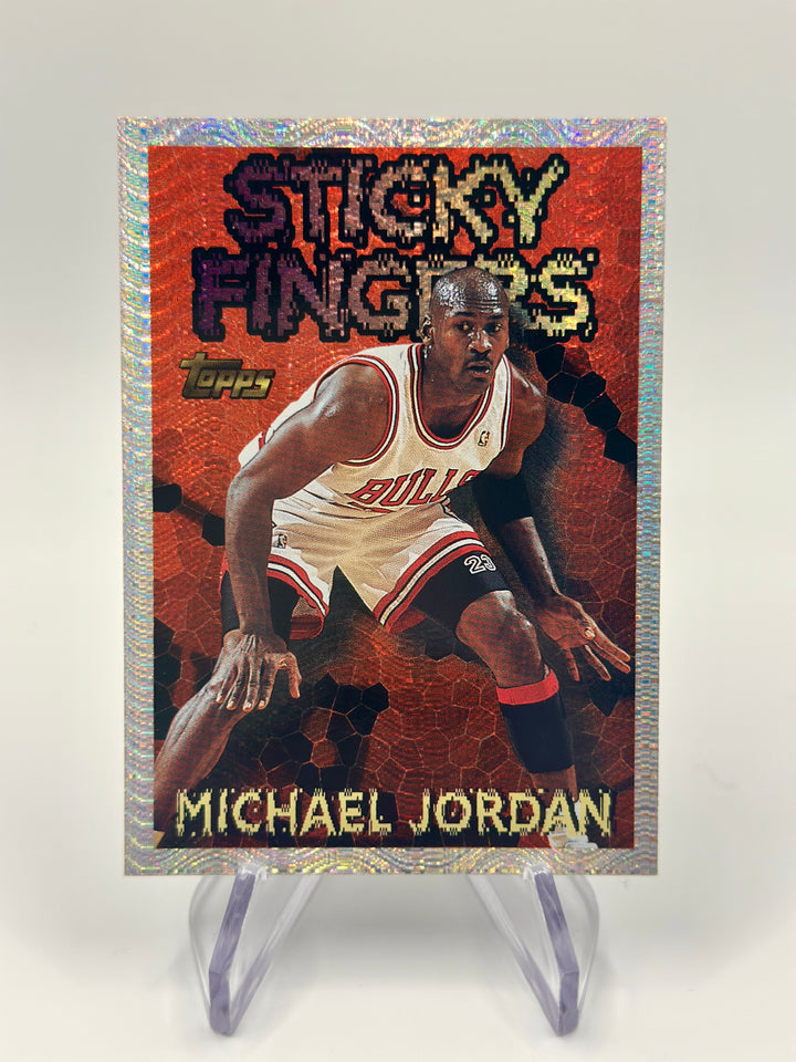 1996-97 Topps Michael Jordan Season's Best Sticky Fingers #18