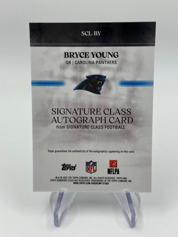 2025 Topps Signature Class Bryce Young Auto #SCL-BY