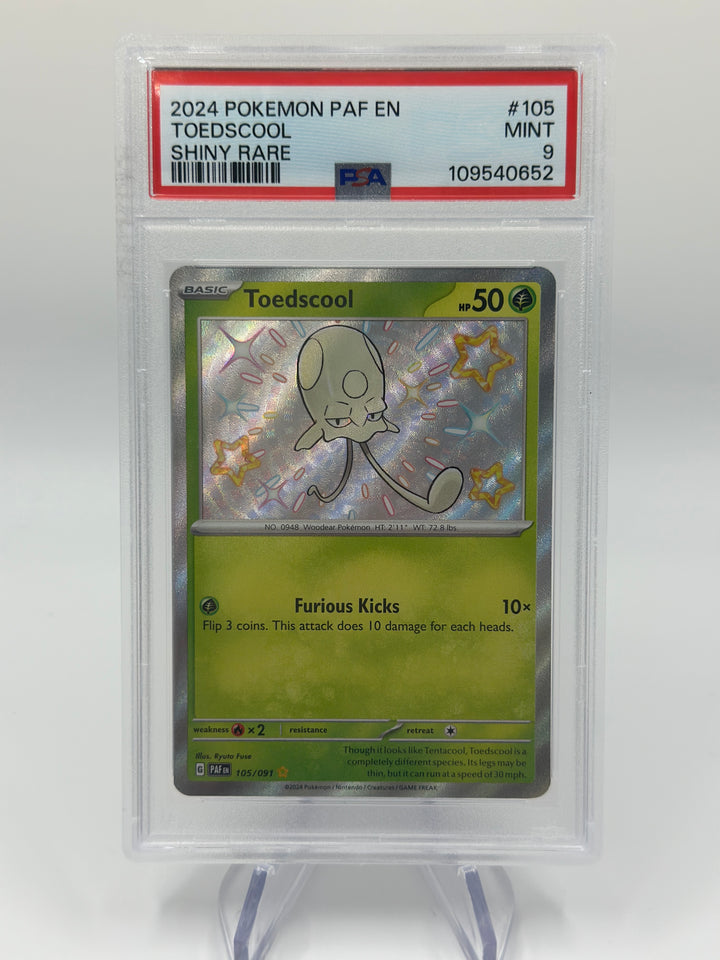 Pokémon Toedscool 105/91 PSA 9