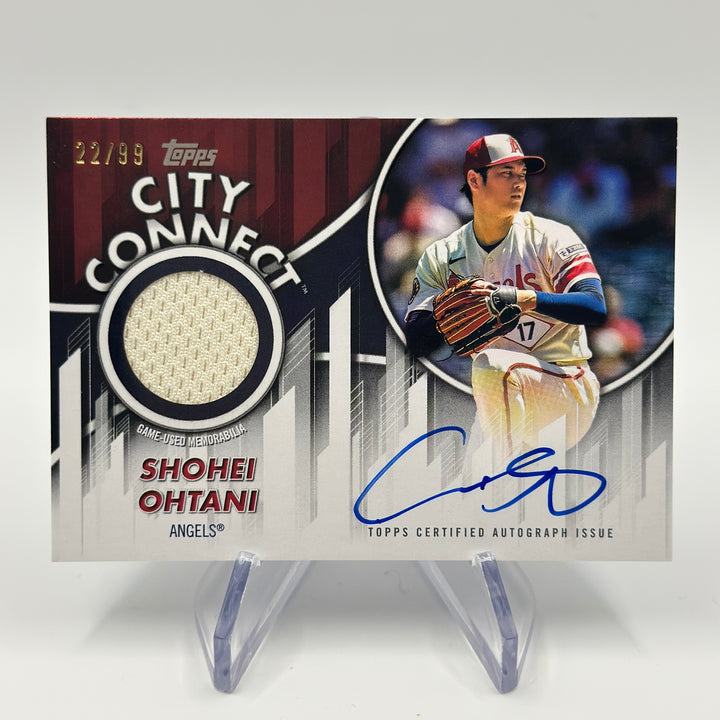 2026 Topps Shohei Ohtani City Connect Auto Relic /99 #CCAR-SO