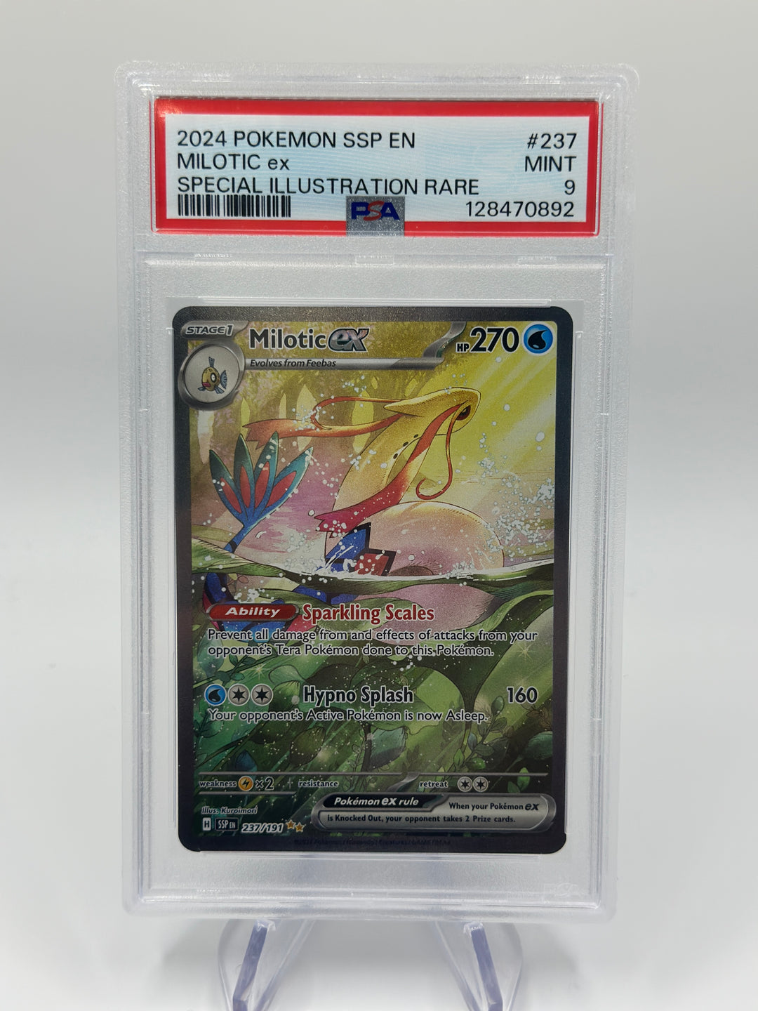 Pokémon Milotic EX SIR #237 PSA 9