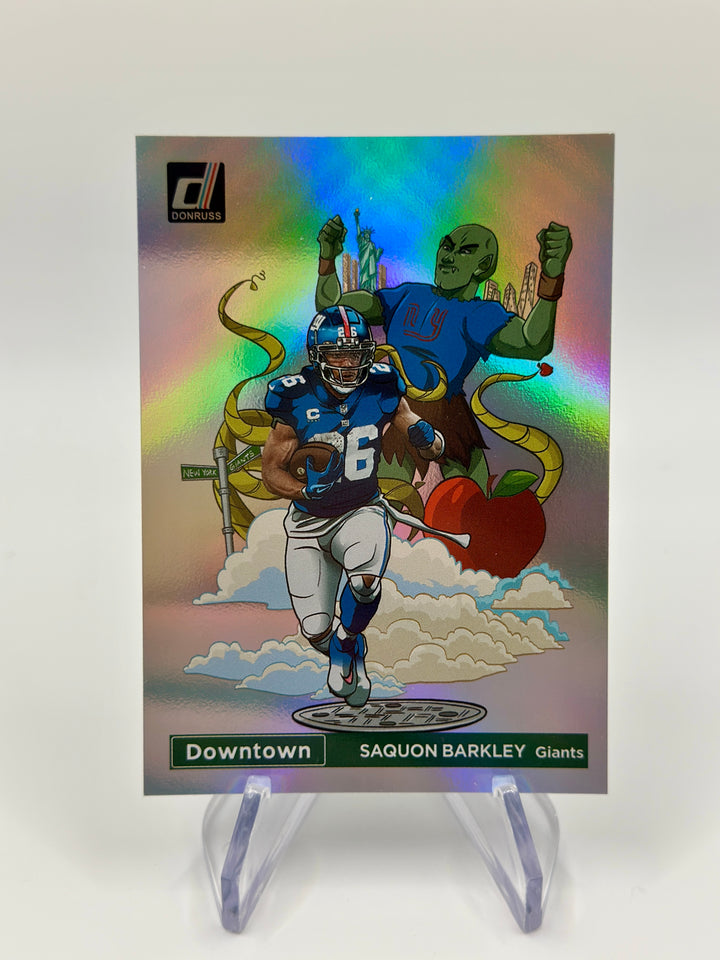 2023 Donruss Saquon Barkley Downtown #D-13