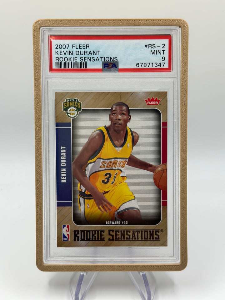 2007 Fleer Kevin Durant Rookie Sensations #RS-2 PSA 9