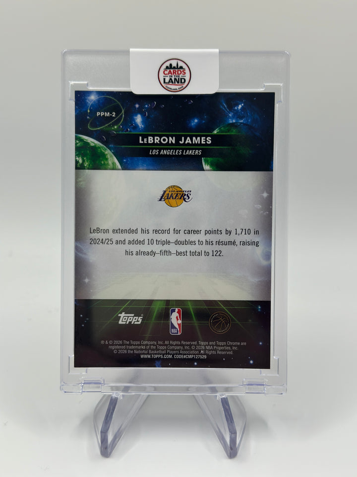 2026 Topps Chrome Cosmic Lebron James Mercury #PPM-2