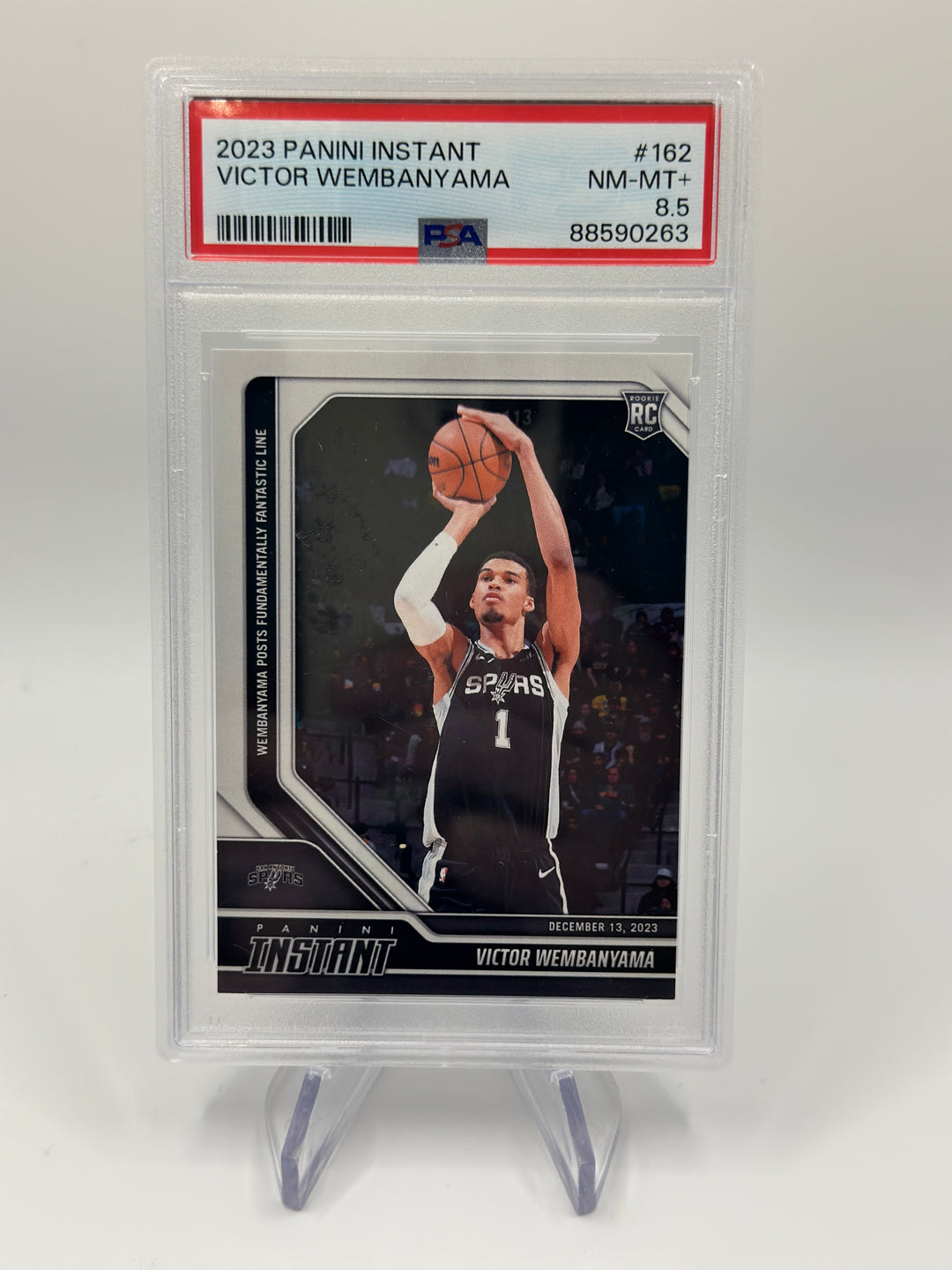 2023 Panini Instant Victor Wembanyama #162 PSA 8.5