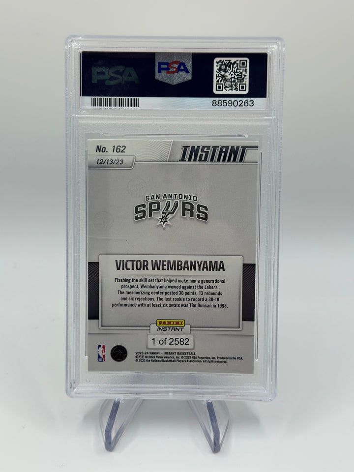 2023 Panini Instant Victor Wembanyama #162 PSA 8.5