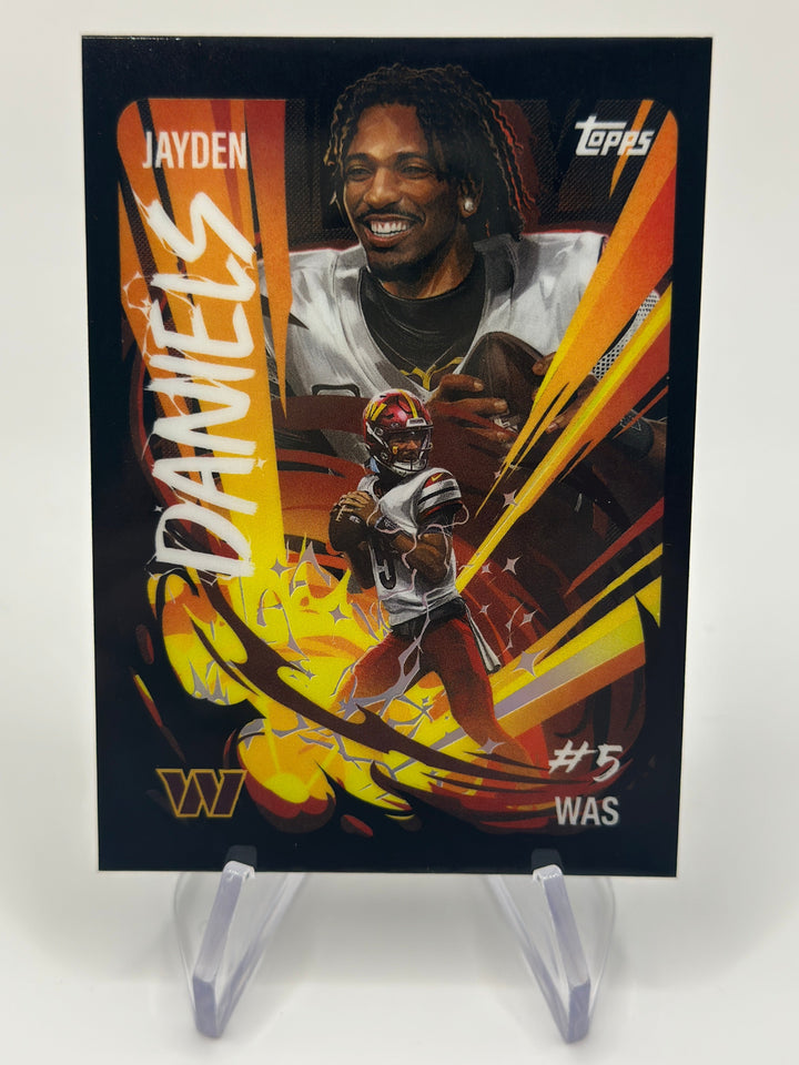 2025 Topps Chrome Jayden Daniels Ultraviolet UV-19