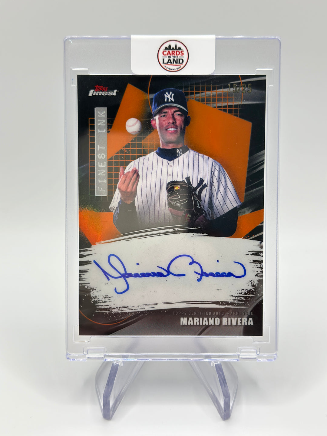 2026 Topps Finest Mariano Rivera Auto /25