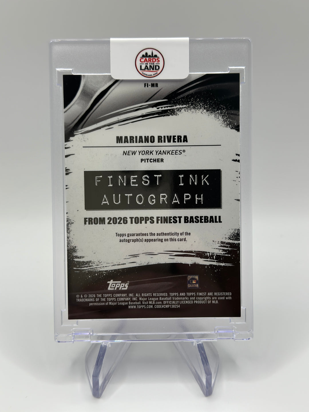 2026 Topps Finest Mariano Rivera Auto /25